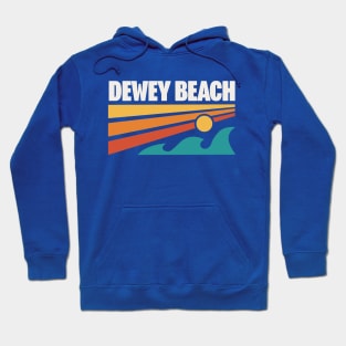 Dewey Beach Delaware Souvenir Delaware Beaches Hoodie